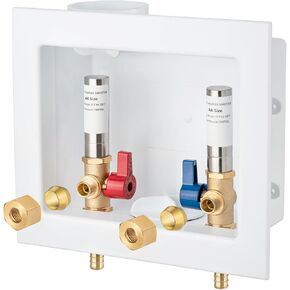 Faucet Outlet Box Crimp PEX-B, Inlet 1/2 inch PEX-B F1807 Crimp Barb x Outlet 3/8 inch Compression LI-SLTH-520 in Kuwait