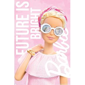 Trends International Mattel Barbie - Future is Bright Wall Poster, 22.375" x 34", Premium Unframed Version