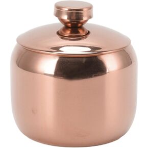 Stainless Steel Condiment Pot, Gold Seasoning Jar Bottle with Lid, Spice Salt Pepper Sugar Storage Container for Home Kitchen(Gold)