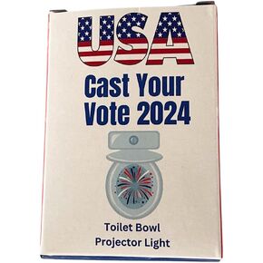Trump Biden Toilet Light Projector with High Definition Images, Funny Gag Gift for Adults.