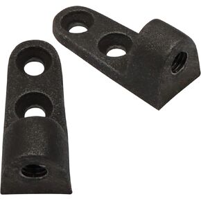 10 Packs Industrial Side Beam Rod Connector, 3/8''-16 Beam Connector, Max Load 250 lbs, Malleable Iron (3/8''-16)