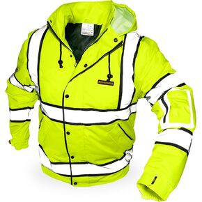 سترات السلامة KwikSafety ENFORCER, UNIVERSE & MARSHAL | قاذفات العمل العاكسة Hi Vis للرجال