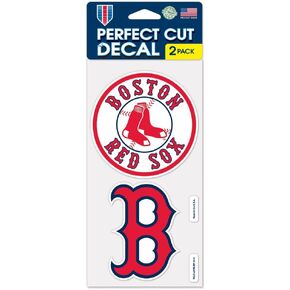Wincraft MLB Boston Red Sox 26846014 Perfect Cut Decal (Set of 2), 4" x 4"