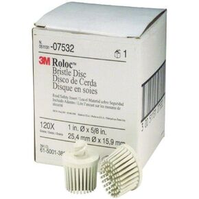 3M 07532 Roloc Bristle Disc, White