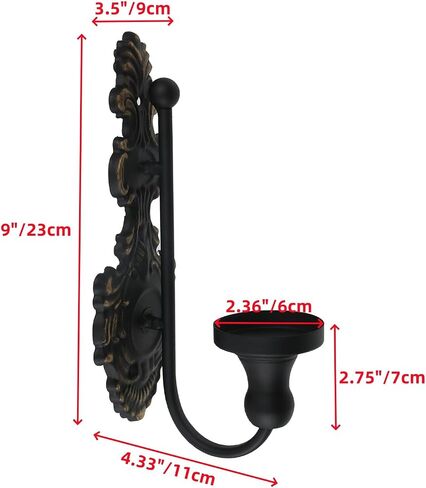 Oedema Wall Sconces Candle Holder Metal Wall Decoration Mounted Candle Holder Candle Sconces for Living Room, Bathroom, Dining Room, Gold in Saudi Arabia