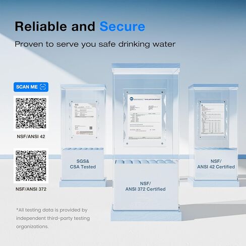 نظام تصفية مياه الجاذبية Purewell 2.25G مع نافذة لمستوى الماء، نظام كونترتوب من الفولاذ المقاوم للصدأ ذو ترشيح فائق 3 مراحل 0.01 ميكرومتر مع مرشحين وحامل، يقلل 99% من الكلور، PW-KS in Kuwait