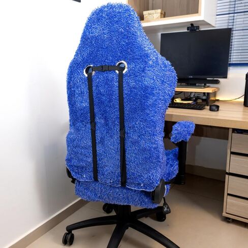 D. Vieira Têxtil & Decor Gamer Chair Cover Slipcover Seat Cover Arm Cover Green Blue Pink White Black Velvet in Saudi Arabia