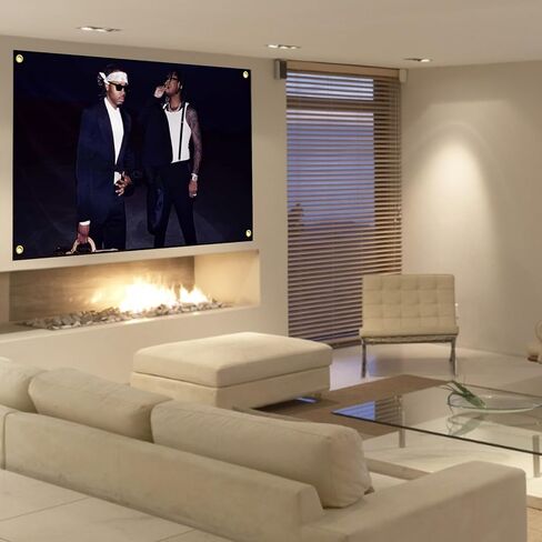 مغني الراب المستقبل نسيج مترو نسيج 3x5 قدم نسيج مضحك العلم غطاء المفروشات جدار الفن كلية المسكن رجل الكهف الديكور in Saudi Arabia