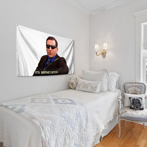 GLoGi Fun It's Britney Bit-ch Pattern Michael Tapestry 3X5 Feet Home Decoration Tapestry Bedroom, Living Room, University Dormitory Decoration Available for Indoor and Outdoor Use in Saudi Arabia