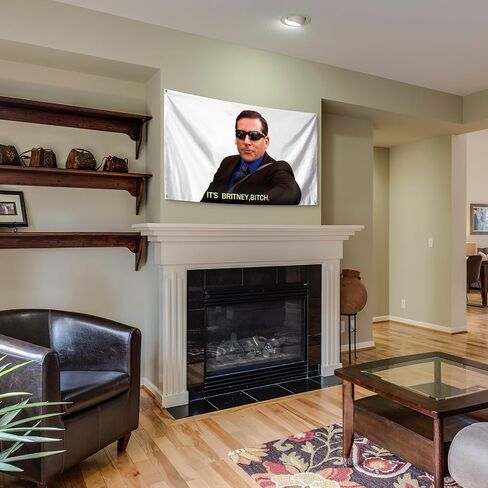 GLoGi Fun It's Britney Bit-ch Pattern Michael Tapestry 3X5 Feet Home Decoration Tapestry Bedroom, Living Room, University Dormitory Decoration Available for Indoor and Outdoor Use in Saudi Arabia