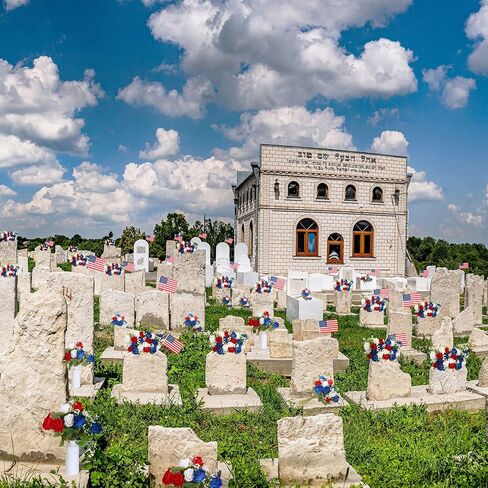 Crowye 44 جهاز كمبيوتر شخصى من زهور يوم المحاربين القدامى أعلام باقة تذكارية وطنية صناعية أحمر أبيض وأزرق زهرة صناعية مع أعلام أمريكية لمقبرة القبر التذكارية يوم المحاربين القدامى ديكور المنزل in Kuwait