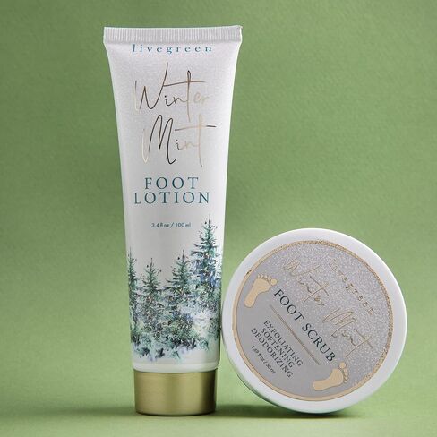 Live Green Bath and Body Present Set- Foot Spa Set with Fuzzy Socks, Lotion, and Scrub, Honey Almond in Saudi Arabia