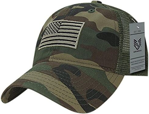 Rapiddominance Relaxed Trucker USA Tonal Flag Cap in Kuwait