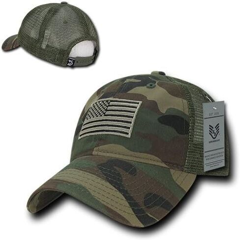 Rapiddominance Relaxed Trucker USA Tonal Flag Cap in Kuwait