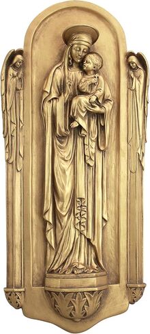 منحوتة جدارية من تصميم توسكانو إيل فيرجن بينيديتو دي تورينو، ذهبية in Kuwait