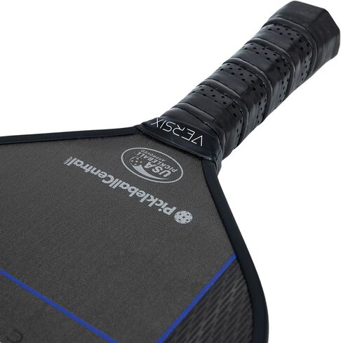 VERSIX Pro 6F Power Textured Fiberglass Pickleball Paddle - Fiberglass Composite Face, Weight 7.8 – 8.2oz.(Midweight), 15mm Thick Polypropylene Core, 4 1/8" Grip (Small Grip) in Saudi Arabia