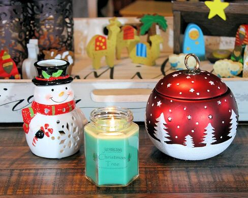 Christmas Tree Scented Blended Soy Candle | Real Christmas Tree Fragrance | Hand Poured in The USA by Just Makes Scents in Saudi Arabia