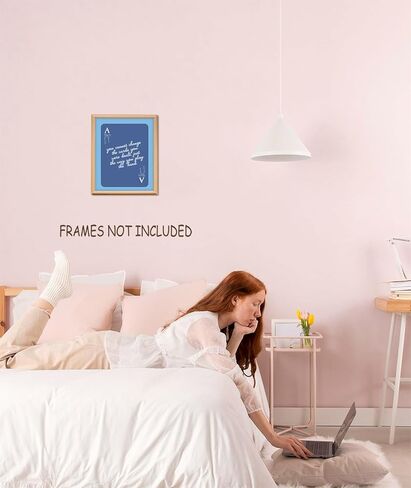 ملصقات LiTiu Pink preppy، ديكور غرفة Preppy، ملصقات فنية جدارية مطبوعة على قماش Coquette، فن حائط Coquette Preppy، ملصقات ديكور حائط Lucky Girl Coquette لغرفة نوم الفتيات، 8x10 بوصة (غير مؤطرة) in Kuwait