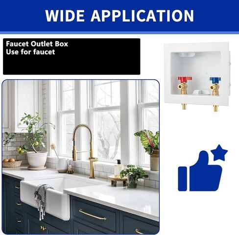 Faucet Outlet Box Crimp PEX-B, Inlet 1/2 inch PEX-B F1807 Crimp Barb x Outlet 3/8 inch Compression LI-SLTH-520 in Saudi Arabia