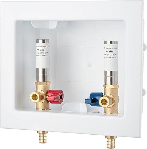 Faucet Outlet Box Crimp PEX-B, Inlet 1/2 inch PEX-B F1807 Crimp Barb x Outlet 3/8 inch Compression LI-SLTH-520 in Kuwait