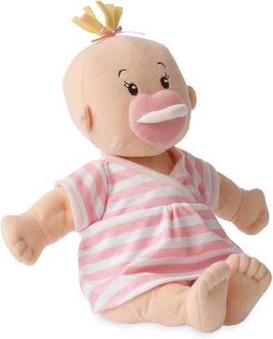 Manhattan Toy Baby Stella Soft First Baby Doll for Ages 1 Year and Up, 15", Peach in Saudi Arabia