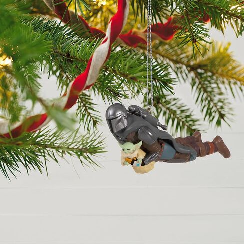 Hallmark Keepsake Christmas Ornament, Star Wars: The Mandalorian Grogu, Gifts for Star Wars Fans in Saudi Arabia