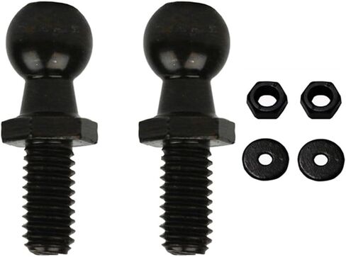 10 مللي متر M8 الكرة مسمار تصاعد الكرة مسامير البراغي ل الدعامات الغاز رفع يدعم الكرة المنتهية بونيه المناسب ، حزمة 4 in Kuwait