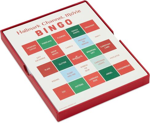 Hallmark Channel Christmas Movie Bingo Game Pad (6 Designs, 102 Sheets) Gift for Fans in Saudi Arabia
