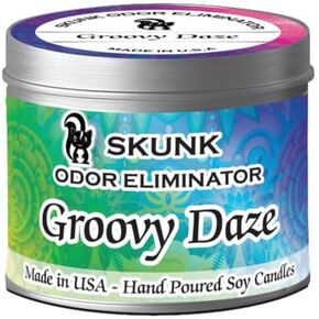 Skunk Smoke Odor Eliminator Candles- Destroys Any Odors from its Sources (Jamaican)