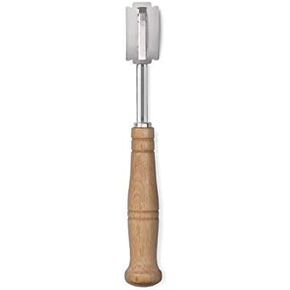 Mrs. Anderson's Baking Artisan Bread Lame, 15 Blades, 18/8 Stainless Steel and Romanian Beechwood