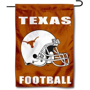 UT Longhorns Football Helmet Garden Flag and Yard Banner