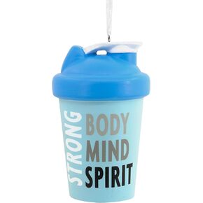 Hallmark Fitness Shaker Bottle Christmas Ornament