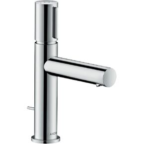 AXOR Uno Modern Upgrade Hand Polished 1-Handle 1 9-inch Tall Bathroom Sink Faucet in Chrome, 45010001