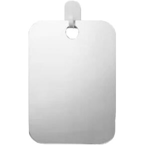 Shatterproof Shower Mirror, 8x10.7 inches, Cheaper, Acrylic Shower Mirror, Bathroom Wall Mount, Portable Mirror, Hand-held for Easy Camping (5X6.7)