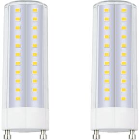 GU24 LED Light Bulb Daylight, GU24 T2 Spiral Light Replacement, mls18guww 18W 23W CFL Light Replacement 1600lm 5000K 2-Count