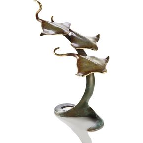 Triple Sting Rays Figurine