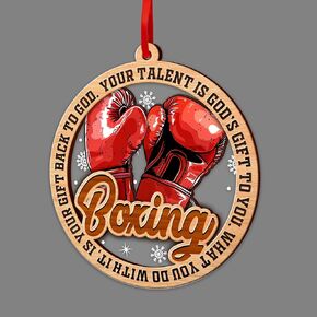 زخرفة كرة القدم، زينة كرة القدم لشجرة عيد الميلاد، زينة عيد الميلاد من الخشب والأكريليك بطبقتين 2024، زينة لمحبي كرة القدم، هدية لمحبي زينة كرة القدم، زينة عيد الميلاد لكرة القدم الصداقة in Kuwait