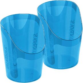 TalkTools CutOut Nosey Cups - Drinking Glass for Stable & Fixed Position, Special Drinking Cups, Therapy Training Cups, Motor and Coordination Support (All 3 Sizes (Pink, Blue & Green))