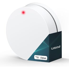 Linkind Smart Button, Bluetooth Light Switch, Exclusive AiDot Smart Bulb, Smart Light Bulbs Dimmer Switch, Remote Button Control, On Off Power Switch, 98FT RF Range, Wire-Free, 1 Pack