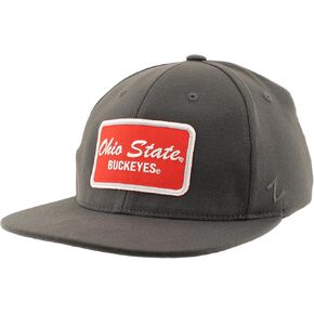 ZHATS Standard NCAA Officially Licensed Fitted Hat M15Z Brick Charcoal, Grey, Large