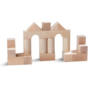 HABA Basic Building Blocks 102 Piece Extra Large Wooden Starter Set (Made in Germany)