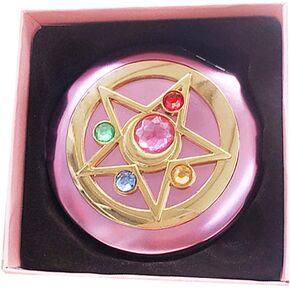 Shopular Moonlight Memory Series Crystal Star Mirror Case Cosmetic Make up Mirror Gift