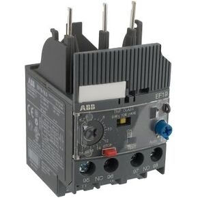 ABB EF19-6.3 Overload Relay, 690 VAC, 1.9 - 6.3 A, 1 NO - 1 NC, 3 Pin