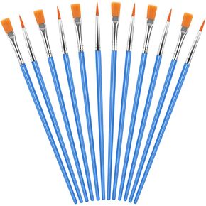 11 Pieces Fine Detail Paint Brush Miniature Small Thin Painting Brushes Kit Micro Artist Acrylic Paints Brush Set