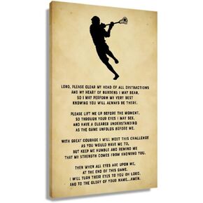 Framed Golf Wall Art Sports Quote Poster Canvas Saying Vintage Golf Art Print Sport Spiritual Quotes Pictures Wall Painting Themed Decor,Ready to Hang Framed (12x18inch)
