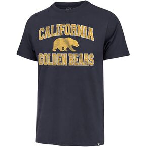 47 Cal Berkely Golden Bears Atlas Blue Union Arch Franklin Tee Adult T-Shirt (X-Large)