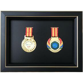 Medal Display-Medal Display Box-3D Medal Box Photo Frame Marathon Medal Display Stand, Triathlon, Football Gymnastics, All Sports Medal Badge (8*6in) (8*6in) in Saudi Arabia
