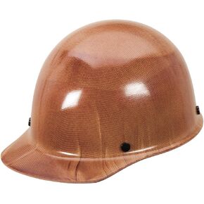 MSA Skullgard Cap Style Safety Hard Hat with Suspension - Non-Slotted Cap, Made of Phenolic Resin, Radiant Heat Loads up to 350F | Staz-On Pinlock Suspension