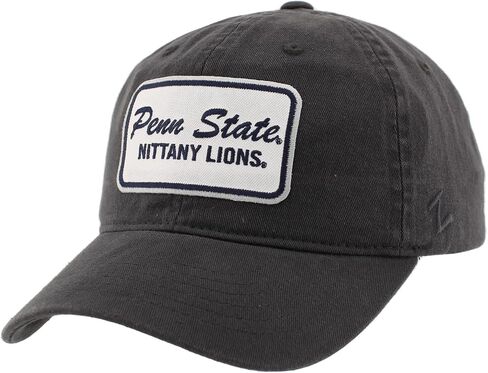 ZHATS Men's Standard NCAA Officially Licensed Hat Scholarship Patch Charcoal Brick, Grey, One Size in Saudi Arabia