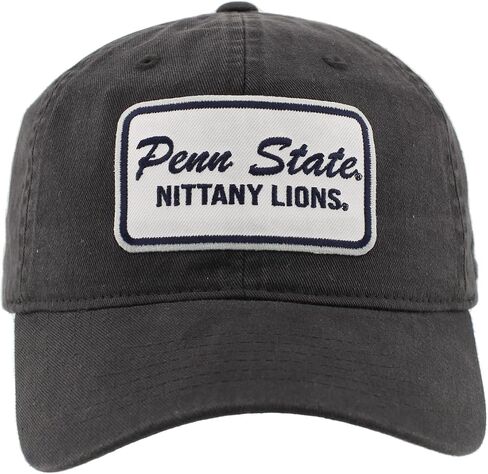 ZHATS Men's Standard NCAA Officially Licensed Hat Scholarship Patch Charcoal Brick, Grey, One Size in Saudi Arabia